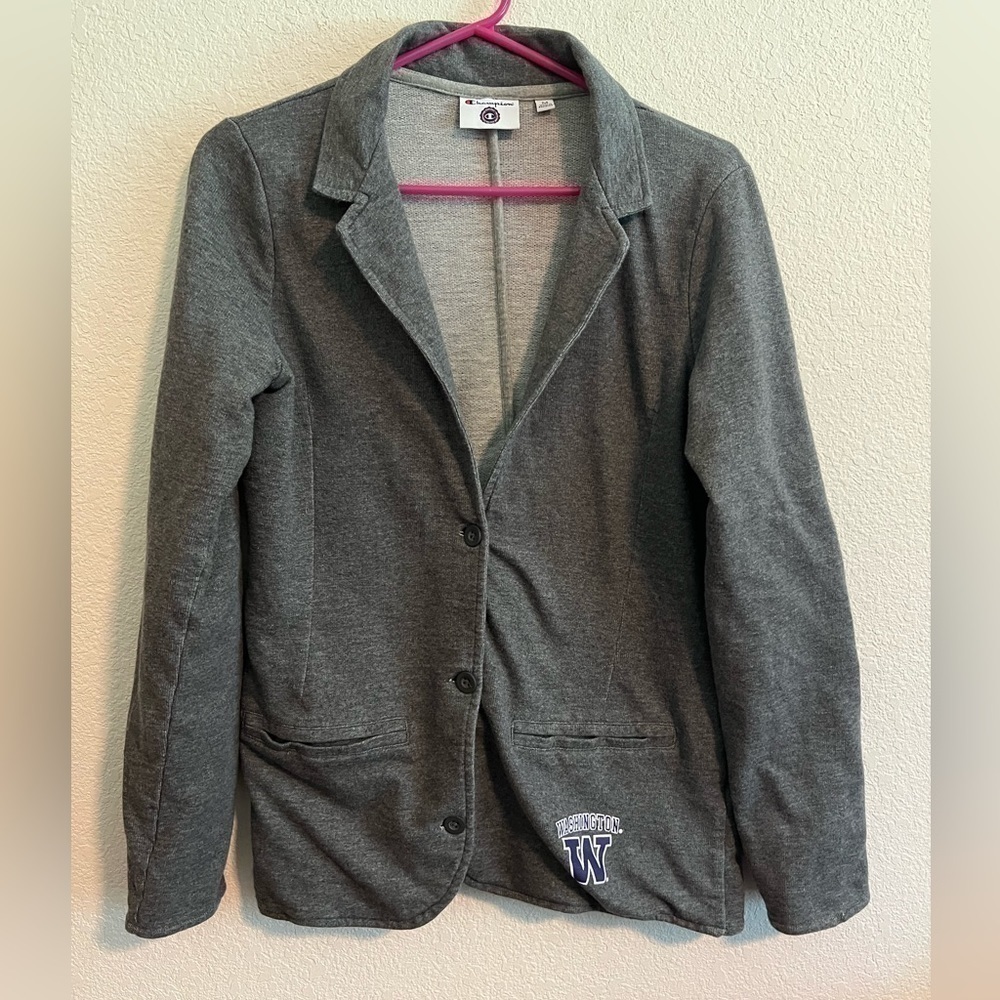 University of Washington Champion Sweater Blazer Size Medium